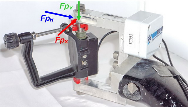 3D Pin Сила sensor (Instruмented C-bracket)